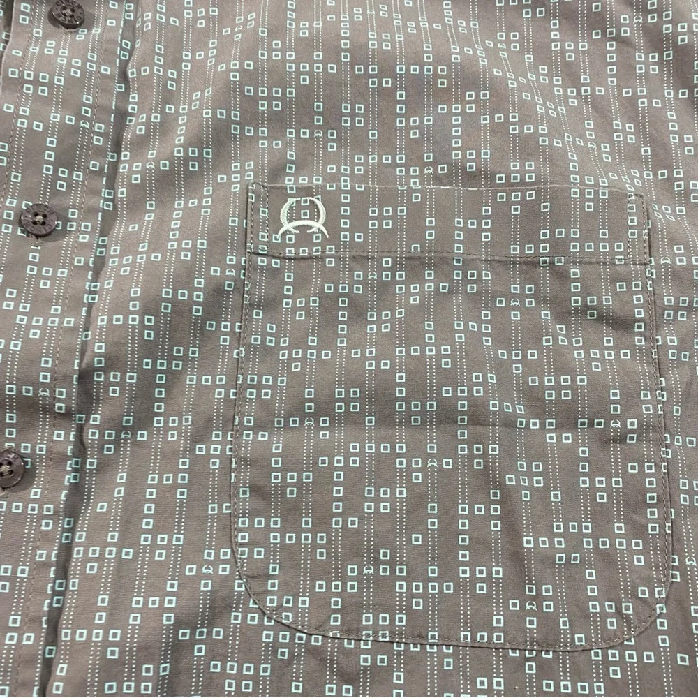 Cinch shirt Men’s Large Graphic Long Sleeve Button down shirt western cowboy - Picture 9 of 10
